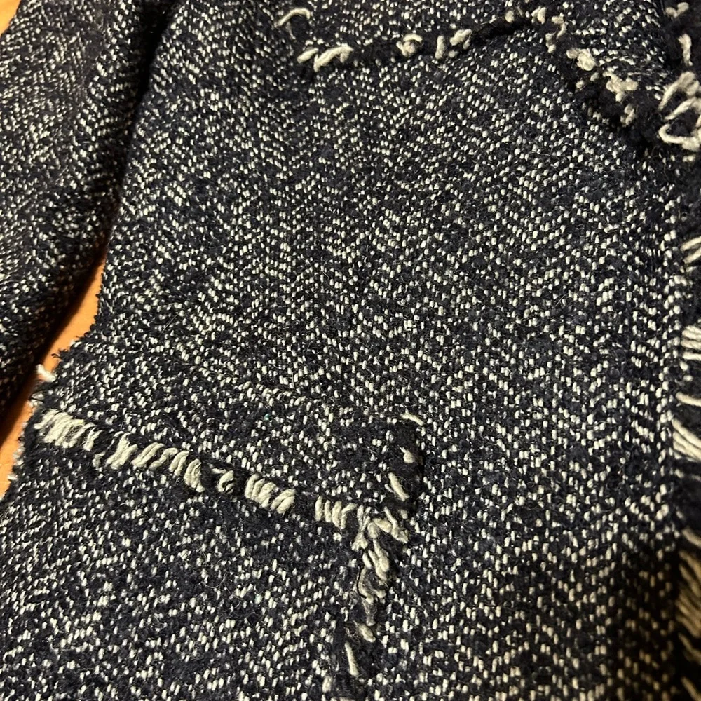 Jones New York Collection Women's Indigo Tweed Jacket - Picture 3 of 8